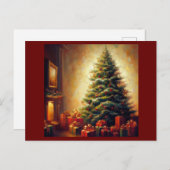 Weihnachtsbaum 1 feiertagspostkarte (Vorne/Hinten)