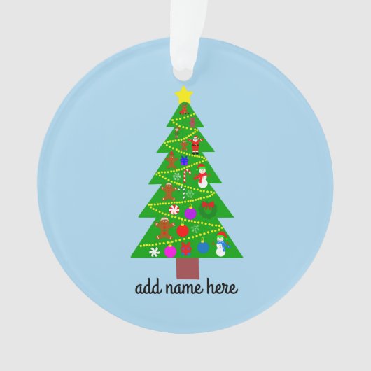 Weihnachtsbaum #1 ornament (Vorderseite)