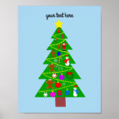 Weihnachtsbaum #1 Poster (Vorne)