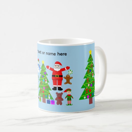 Weihnachtsbaum #1 Tasse (VorderseiteRechts)