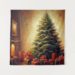 Weihnachtsbaum 1 wandteppich
