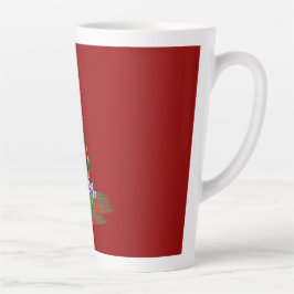 Weihnachtsbaum 2021 Burgund Latte Tasse