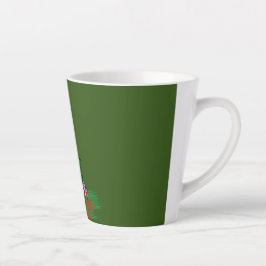 Weihnachtsbaum 2021 Grüne Latte-Tasse Milchtasse