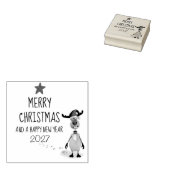 Weihnachtsbaum 2021 von Funny Rentier Gummistempel (Stempel)