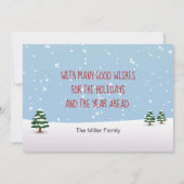 Weihnachtsbaum 2023 von Funny Rentier (Rückseite)