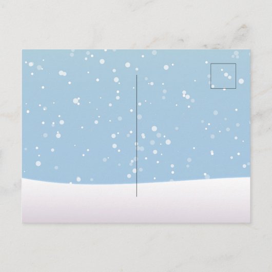 Weihnachtsbaum 2023 von Funny Rentier Postkarte (Rückseite)