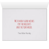 Weihnachtsbaum 2025: Funny Reindeer New Year Weihn (Innenansicht Horizontal (Unten))