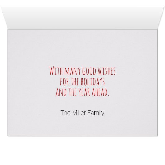 Weihnachtsbaum 2025: Funny Reindeer New Year Weihn (Innenansicht Horizontal (Unten))