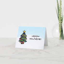 Weihnachtsbaum 2 feiertagskarte