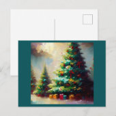 Weihnachtsbaum 2 feiertagspostkarte (Vorne/Hinten)