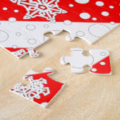 Weihnachtsbaum 2 Grauhund (gebürstlich weiß) Dog F Puzzle (Seite)