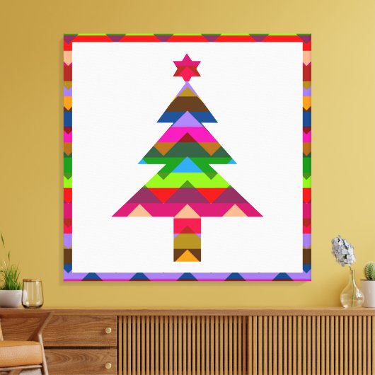 Weihnachtsbaum #2 leinwanddruck (Insitu (Wohnzimmer))