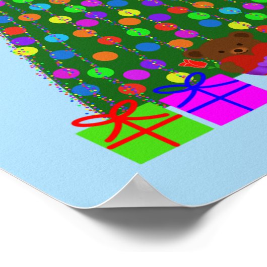 Weihnachtsbaum #2 Poster (Ecke)