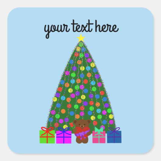 Weihnachtsbaum #2 Stickers (Vorderseite)