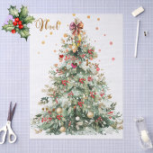 Weihnachtsbaum 2 Tissue-Papier Seidenpapier