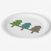 Weihnachtsbaum 39 pappteller (Schrägansicht)