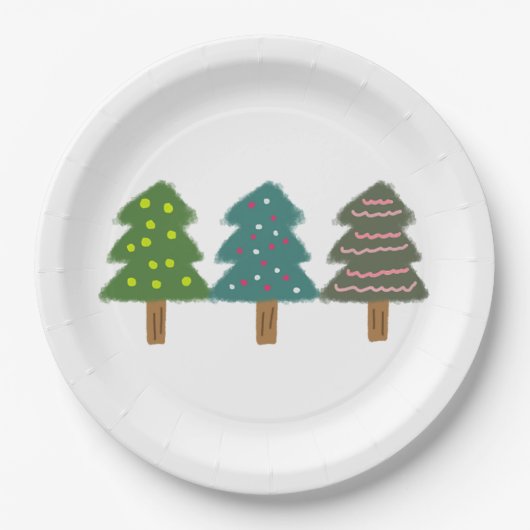 Weihnachtsbaum 39 pappteller (Vorderseite)