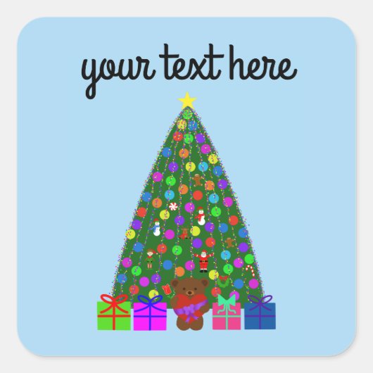 Weihnachtsbaum #3 Stickers (Vorderseite)