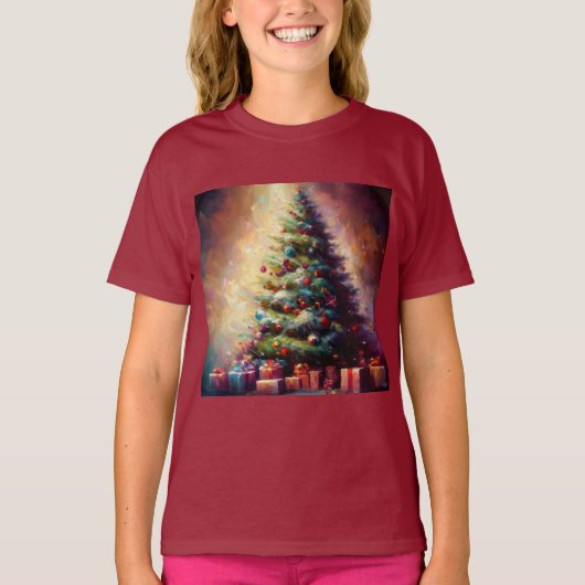Weihnachtsbaum 3 T-Shirt (Vorderseite)