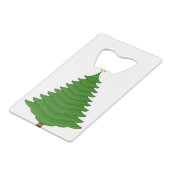 Weihnachtsbaum 40 geldbeutel flaschenöffner (Rückseite Schrägansicht)
