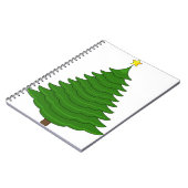 Weihnachtsbaum 40 notizblock (Linke Seite)