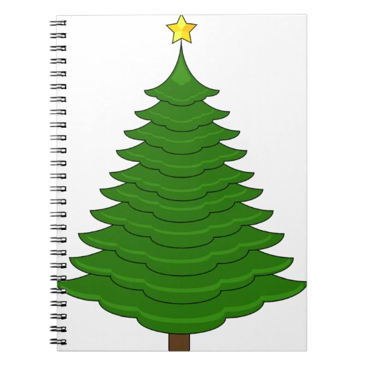 Weihnachtsbaum 40 notizblock (Vorderseite)