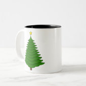 Weihnachtsbaum 40 zweifarbige tasse (Vorderseite Links)