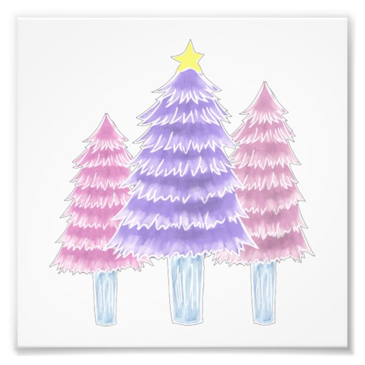 Weihnachtsbaum 45 fotodruck (Vorne)