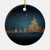 Weihnachtsbaum 5 keramik ornament (Vorne)