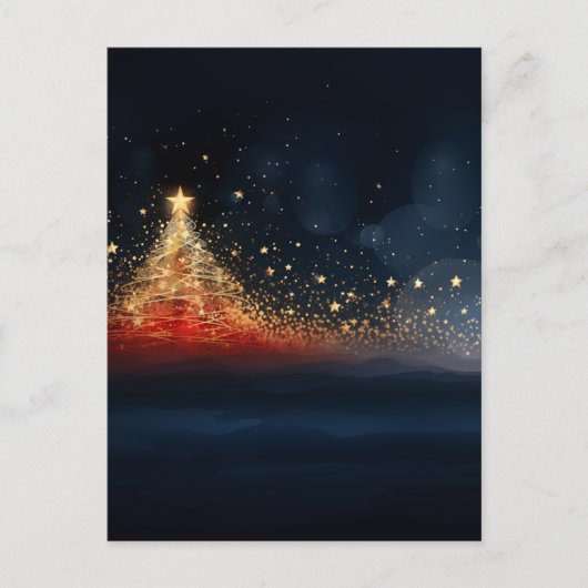 Weihnachtsbaum 7 postkarte (Vorderseite)