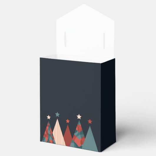 Weihnachtsbaum abstrakt geschenkschachtel (Geöffnet)