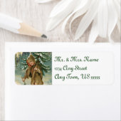 Weihnachtsbaum-Adressetiketten (Insitu)