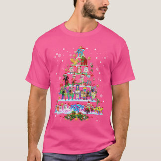 Weihnachtsbaum All Brainrots Gaming Meme für Junge T-Shirt
