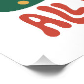 Weihnachtsbaum alles ist ruhig ist alles hell mode poster (Ecke)