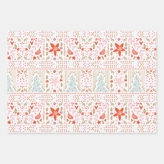 Weihnachtsbaum als hohe Qualität Geschenkpapier Set (Vorderseite)