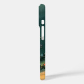 Weihnachtsbaum am Abend mit Lichtern Case-Mate iPhone Hülle (Rückseite / Links)