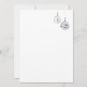 Weihnachtsbaum Aquarell Goldstar (Rückseite)