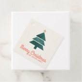 Weihnachtsbaum Aquarellfarben Feigtester Geschenkanhänger (Beispiel)