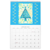 Weihnachtsbaum Art Jahr um Kalender (Jan 2027)