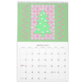 Weihnachtsbaum Art Jahr um Kalender (Mär 2027)