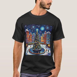 Weihnachtsbaum auf dem Platz 1 T-Shirt