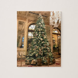 Weihnachtsbaum auf der Plaza 8X10 Puzzle