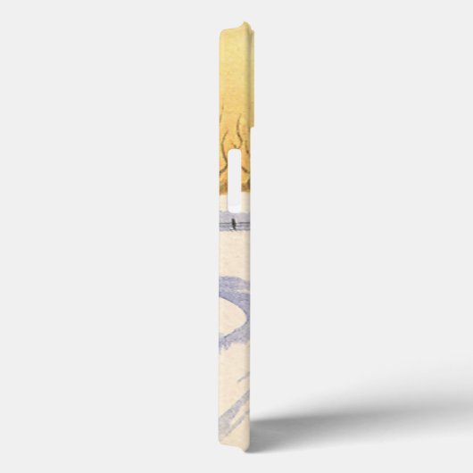 Weihnachtsbaum auf einer schneebedeckten Winterstr Case-Mate iPhone Hülle (Rückseite / Rechts)