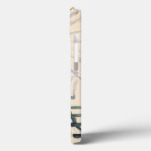 Weihnachtsbaum auf einer schneebedeckten Winterstr Case-Mate iPhone Hülle (Rückseite / Links)