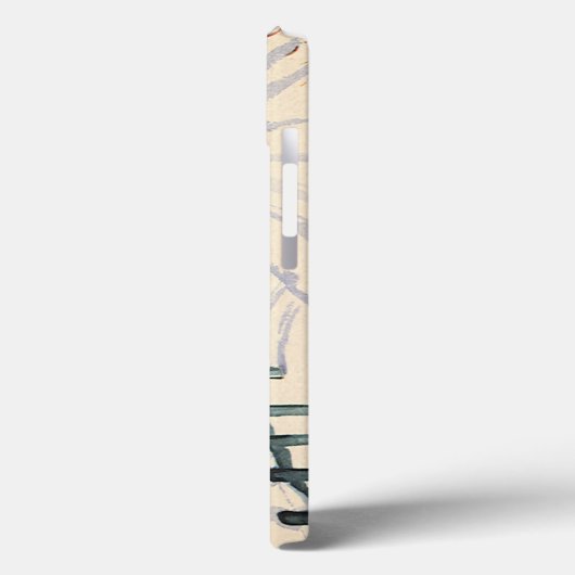 Weihnachtsbaum auf einer schneebedeckten Winterstr Case-Mate iPhone Hülle (Rückseite / Links)