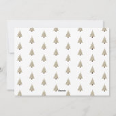 Weihnachtsbaum auf LKW-Foto Feiertagskarte (Rückseite)