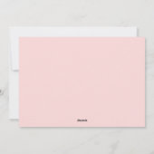 Weihnachtsbaum auf rosa RV-Foto Feiertagskarte (Rückseite)