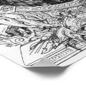 Weihnachtsbaum auf Schloss Windsor, 1848 Poster (Ecke)