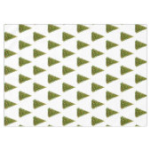 Weihnachtsbaum auf weißem Tablecloth Tischdecke (Vorderseite (Horizontal))