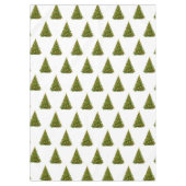 Weihnachtsbaum auf weißem Tablecloth Tischdecke (Vorderseite)